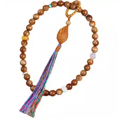 書卓 搭配橄榄核佛手 双圈叠戴跑环高级感手持#好运 库克 手串 男女同款情侣款