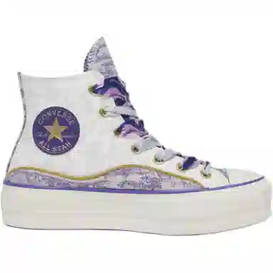 Converse All Star Lift White Purple