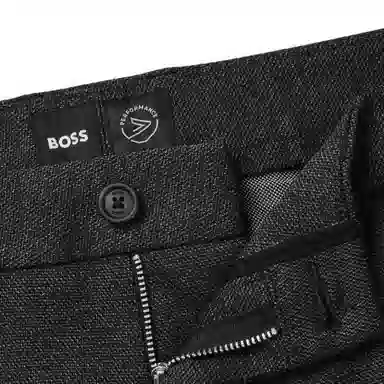 HUGO BOSS Trousers In Structured Performance-Stretch Material