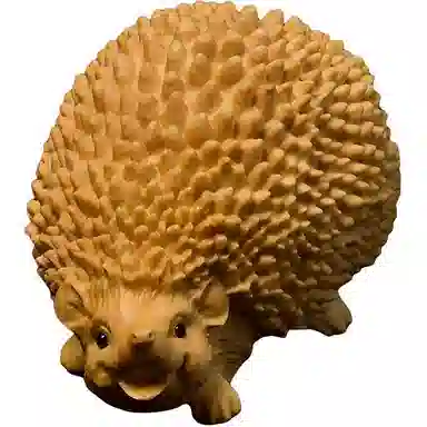 書卓 经典设计款 独占鳌头 刺猬 平安福#好运 黄杨木 木作摆件 男女同款情侣款