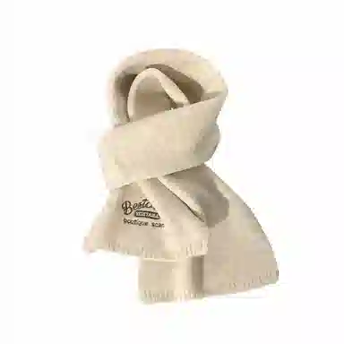 纳兰杜 冬季日系高级感保暖时尚百搭加厚防冻外搭礼盒装针织 聚酯纤维 绒线围巾 男女同款情侣款 米白色