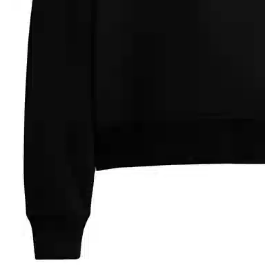 COACH Letter Print Crewneck Sweatshirt Black