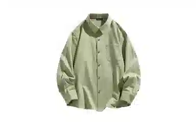 日系文艺简约多巴胺口袋款外套休闲简约宽松通勤打底长袖衬衫 男女同款