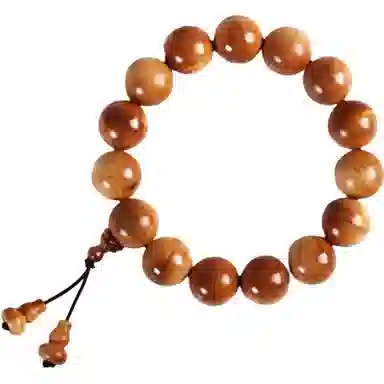 書卓 财富小圆满沪身 复古民族风大颗粒素珠 转运珠文玩念珠百搭饰品#好运 手链 崖柏 手串 男女同款情侣款