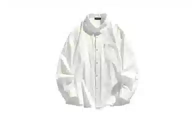 日系文艺简约多巴胺口袋款外套休闲简约宽松通勤打底长袖衬衫 男女同款