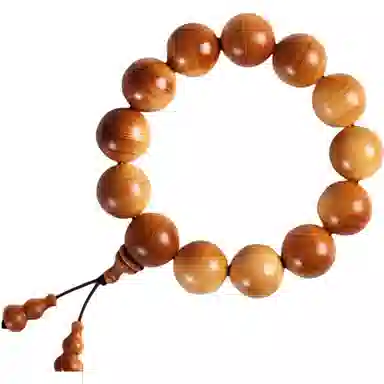 書卓 财富小圆满沪身 复古民族风大颗粒素珠 转运珠文玩念珠百搭饰品#好运 手链 崖柏 手串 男女同款情侣款