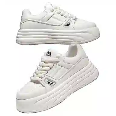 哥仑步 简约百搭 减震耐磨 低帮 板鞋 男款 白色