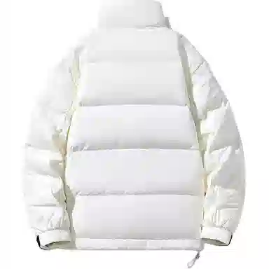 美式高街学院风立领户外工装情侣款防风保暖多口袋休闲宽松潮牌棉服 男女同款