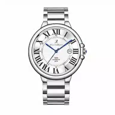 梦特娇 法国巴黎轻奢品牌 男款腕表经典商务简约 手表 金表 学生 爸爸父亲 职场人员 礼袋礼盒装 石英机芯 精钢表带 男女同款 金色表盘