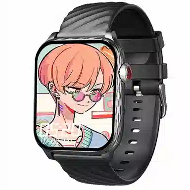 诺巴曼 智能手表男女情侣款 自定义表盘 蓝牙通话消息提醒 心率睡眠检测多功能运动学生百搭 男女同款