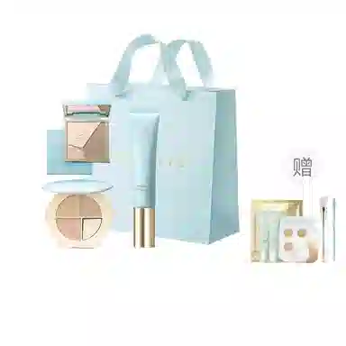 彩棠 修容盘+遮瑕盘+妆前乳彩妆礼盒 易上色自然零毛孔修饰肤色修饰轮廓 保湿提亮