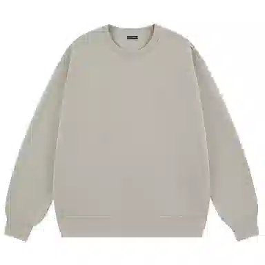 大卫贝肯 简约基础款美式复古纯色日常通勤百搭圆领休闲宽松落肩袖套头卫衣 男女同款