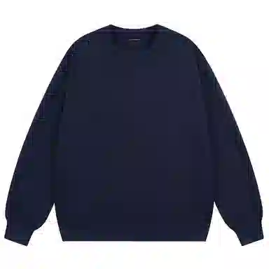 大卫贝肯 简约基础款美式复古纯色日常通勤百搭圆领休闲宽松落肩袖套头卫衣 男女同款