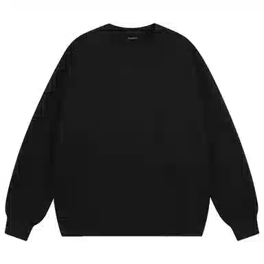 大卫贝肯 简约基础款美式复古纯色日常通勤百搭圆领休闲宽松落肩袖套头卫衣 男女同款