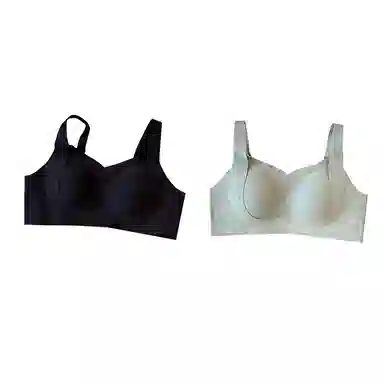 俞兆林 防下垂收副乳大胸显小无钢圈上托聚拢运动美背调整型薄款文胸 女款 组合装