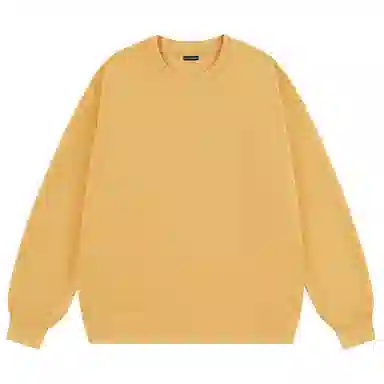 大卫贝肯 简约基础款美式复古纯色日常通勤百搭圆领休闲宽松落肩袖套头卫衣 男女同款