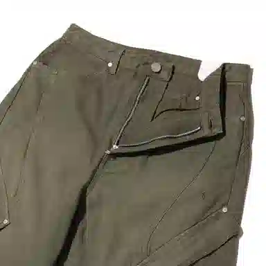 Jordan x Travis Scott FW24 Loose Fit Pocket Pants Green