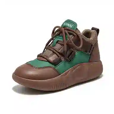 华耐 织物 复古运动时尚百搭舒适 中帮 生活休闲鞋 女款