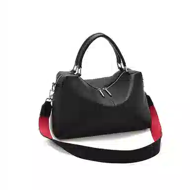 老人头 休闲百搭通勤 牛皮拼合成革 手提包 女款 多色