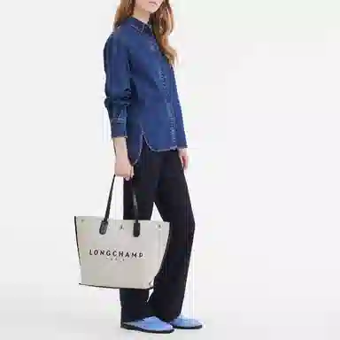 LONGCHAMP Roseau 32 LOGO Tote