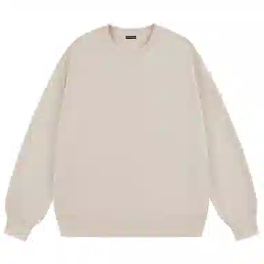 大卫贝肯 简约基础款美式复古纯色日常通勤百搭圆领休闲宽松落肩袖套头卫衣 男女同款