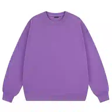 大卫贝肯 简约基础款美式复古纯色日常通勤百搭圆领休闲宽松落肩袖套头卫衣 男女同款