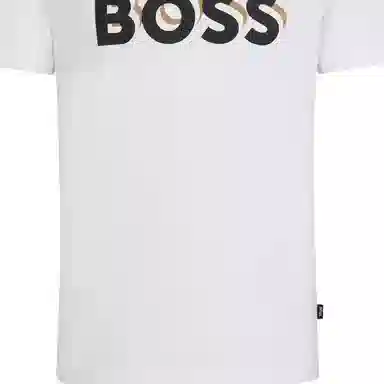 HUGO BOSS Cotton-Jersey T-Shirt With Logo In Signature Colors T