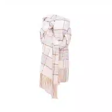 千桐 文艺简约可爱冬日温暖加厚针织百搭 涤纶 绒线围巾 男女同款情侣款