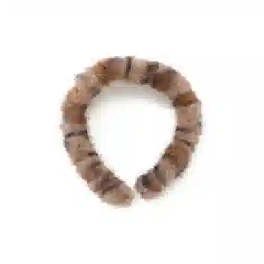 千桐 豹纹小爪子 高颅顶高级感日常洗脸化妆百搭 涤纶 发箍 女款