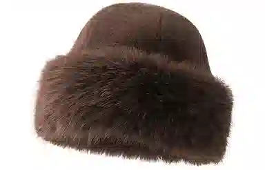 优幽兰 韩版氛围感显脸小蒙古帽百搭时尚秋冬季防寒东北保暖盆帽素颜遮脸高级感气质护耳毛绒帽 聚酯纤维 渔夫帽 女款