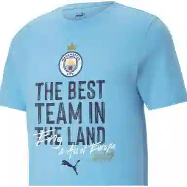 PUMA Mcfc Champions League Winners Tee T