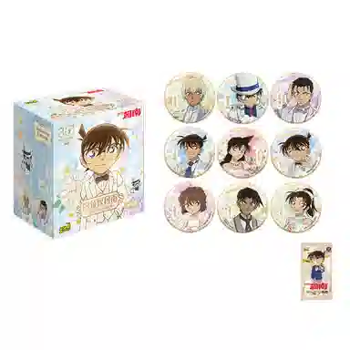 Kayou Detective Conan 30th Anniversary Badge Blind Box