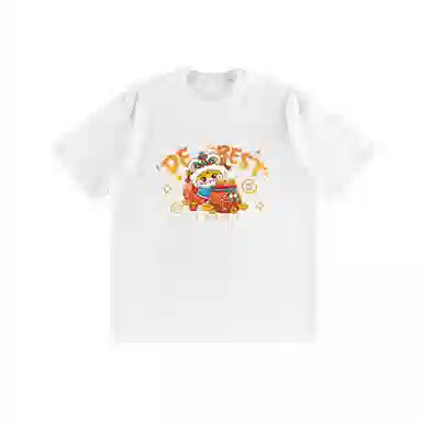 顶瓜瓜 舒适宽松休闲简约短袖打底衣 男女同款