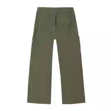 法文箱子 简约中腰宽松舒适工装裤 女款