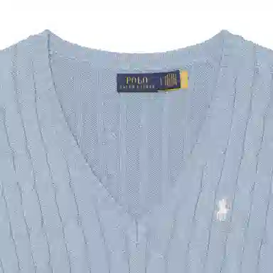 Polo Ralph Lauren V-Neck Sweater Misty Blue