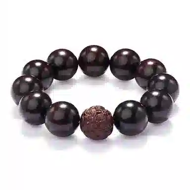 宝臻荟 财运亨通 新中式 国潮复古小众貔貅麒麟雕花珠 进宝前途似锦#好运 小叶紫檀 手串 男女同款情侣款