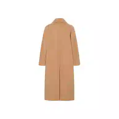 S Max Mara Double-Breasted Coat Camel
