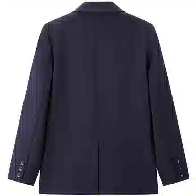 LEDIN Embroidered Blazer Navy