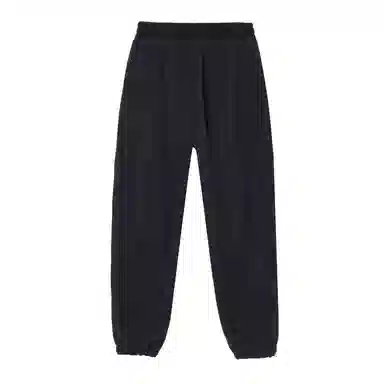 法文箱子 纯色高腰加绒加厚哈伦休闲裤 女款 灰蓝