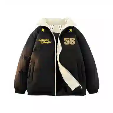 ROBINHOOD Thick Colorblock Down Jacket