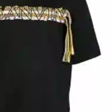 Lanvin Tassel Letter Print Crewneck T-Shirt