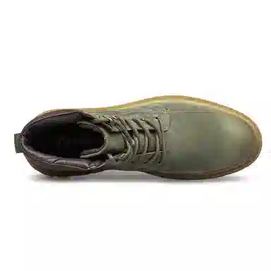 金迈王 英伦风厚底户外工装 短筒 马丁靴 男女同款