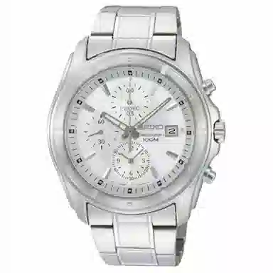 Seiko 41mm Quartz Silver