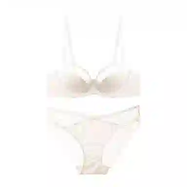 内在密码 红色结婚新娘薄款大胸显小胸性感本命年内衣裤套装 女款