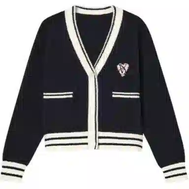 Victoria's Secret Colorblock V-Neck Pajama Top