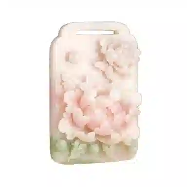 玉说 国风牡丹花芙蓉红花开富贵 独山玉 吊坠 男女同款情侣款