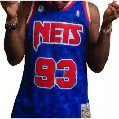 BAPE FW22 Brooklyn Nets Jersey Tanktop Logo 93