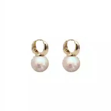 韵系 轻奢法式人鱼姬 铜镀金 耳环 女款