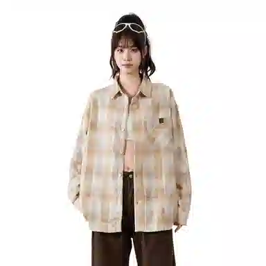 Doraemon Vintage Plaid Shirt