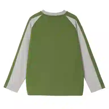 法文箱子 拼色圆领舒适卫衣 女款